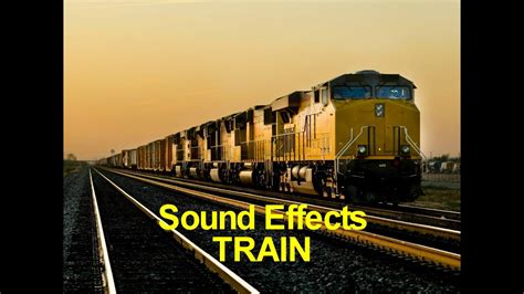 Train Sound Effects Railroad Crossing Youtube
