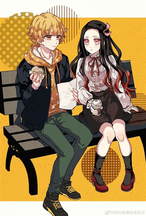 Zenitsu X Nezuko ♡♥💕 6 Mil Yandere Anime Animes Yandere Anime Love Couple Cute Anime