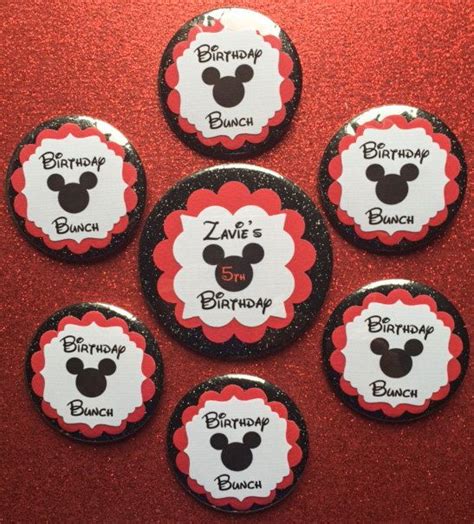 Disney Birthday Pin5th Birthday By Glittergorgeous On Etsy Disney