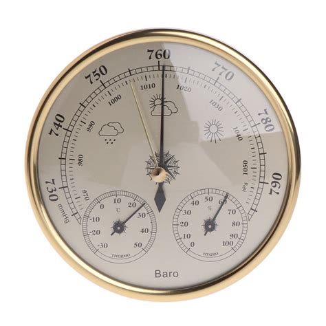 Wall Mounted Household Barometer Thermometer Hygrometer Weather Station