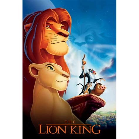 The Lion King Movie Poster Style F 27 X 40 1994