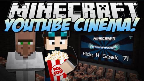Minecraft Youtube Cinema Web Displays Mod Mod Showcase 164
