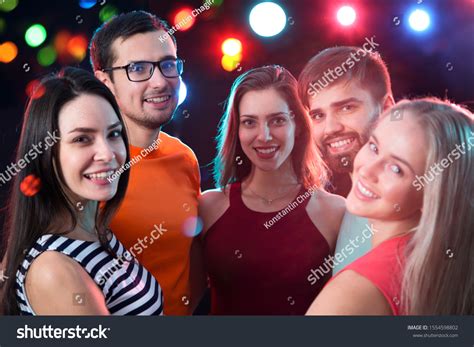 Group Happy Young People Having Fun Stock Photo 1554598802 Shutterstock