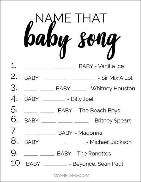 Baby Shower Game Ideas Free Printables Maybe Jamie Free Baby