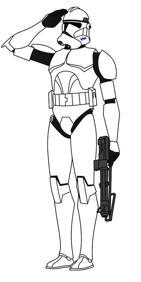 Clone Trooper Saluting Phase 2 By Fbombheart On Deviantart