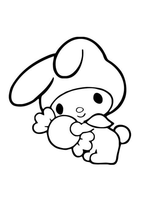 My Melody Coloring Pages Free Printable Coloring Pages For Kids