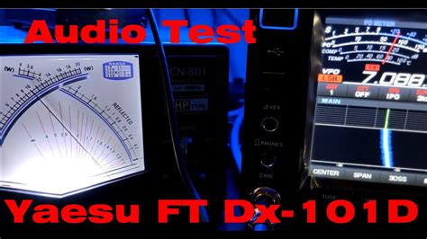 Audio Test Yaesu Ft Dx 101d Youtube