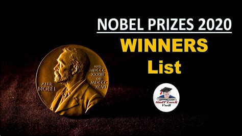 All Nobel Prize Winners 2020 Nobel Prize Chemistry Literature
