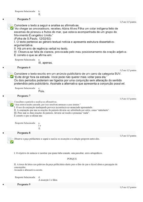 AVA UNIP Comunicação e Expressão QUESTIONARIO Comunicação e Expressão