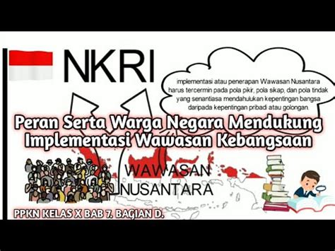 Peran Serta Warga Negara Mendukung Implementasi Wawasan Kebangsaan