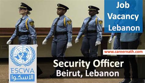 Security Officer Job Vacancy At United Nations In Beirut Lebanon