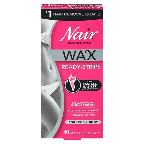 Nair Wax Ready Strips Body Walgreens