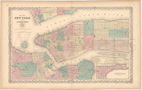 New York New York 1856 Wardmaps Llc
