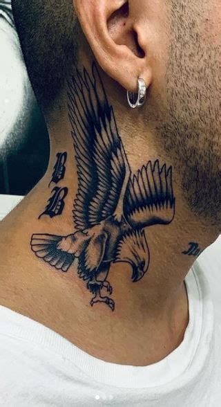Eagle Tattoos Neck Tattoo For Guys Eagle Tattoos Elbow Tattoos