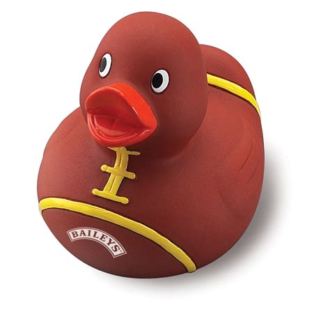 Promotional Football Rubber Duck Customized Football Rubber Duck