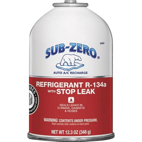 Quest Sub Zero Refrigerant With Stop Leak
