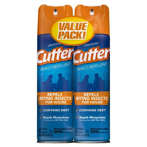 Cutter Unscented Insect Repellent Aerosol Spray Value Pack Shop