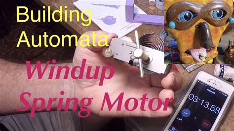 How To Use Wind Up Toy Spring Motors To Drive Automatons Youtube