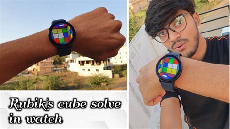 Rubiks Cube Solve In Watch ⌚ Samsung Galaxy Watch Active 2 Youtube