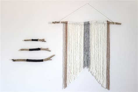 Delight with nature inspired wall art. 20 Easy DIY Yarn Art Wall Hanging Ideas - Child at Heart Blog