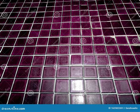 Dark Purple Floor Tiles With Copy Space For Your Work Stock Image