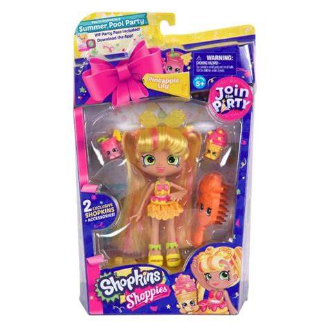 Shopkins Shoppies Party W2 Themed Dolls Pineapple Lily Price In Bahrain