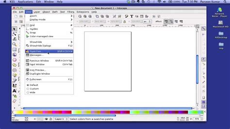 How To Use And Create Color Palettes Swatches In Inkscape Create