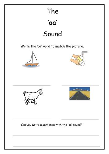 These free worksheets are printable and designed to accommodate any lesson plan for reading that includes phonics. Phonics: oa sound worksheet | Teaching Resources