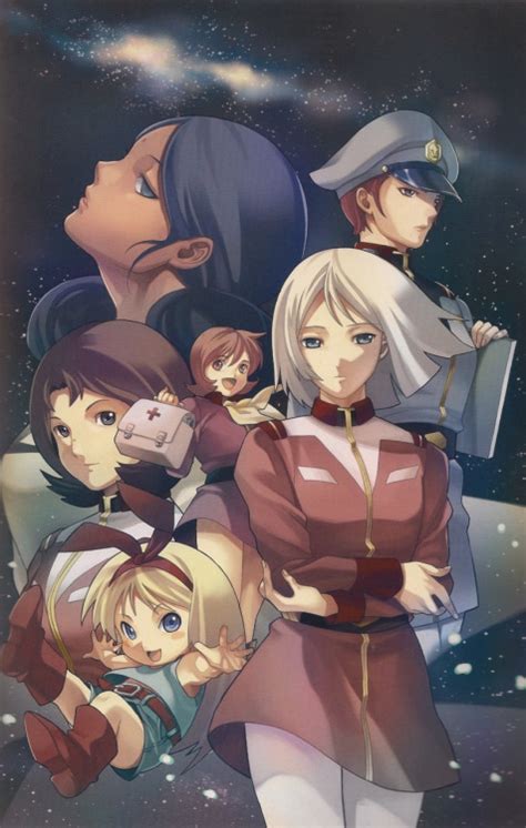 Fraw Bow Kikka Kitamoto Lalah Sune Matilda Ajan Mirai Yashima Sayla Mass Gundam Mobile