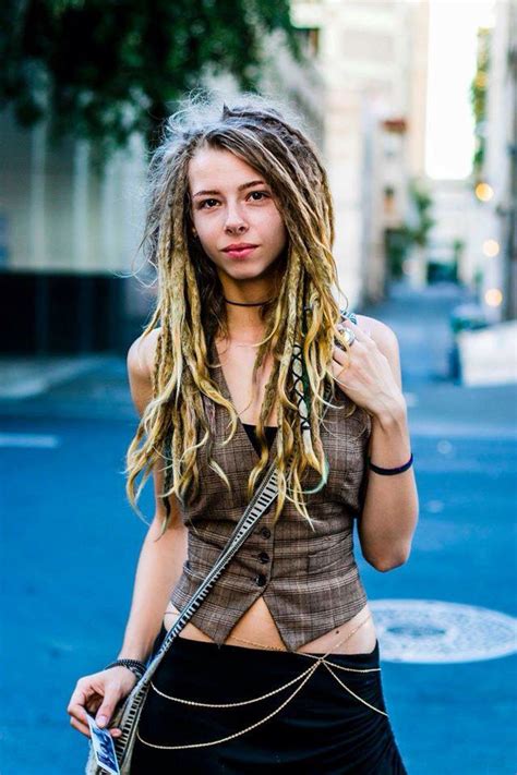 Dread Pics Dreadlock Hairstyles Messy Hairstyles Pretty Hairstyles White Girl Dreads Female