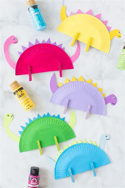 Easy Paper Plate Monster Craft For Preschool Free Template Artofit