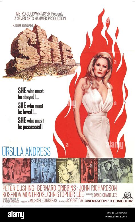 Ursula Andress She 1965 Hammer Films Poster File Reference 33635