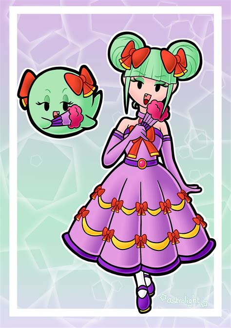 💙🌟💫astrolight💫🌟💙 On Twitter Lady Bow With Bonus Gijinka Form For A Papermario Collab