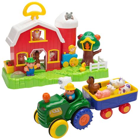 Big Steps Play Old Macdonald Farm And Tractor Smyths Toys Uk