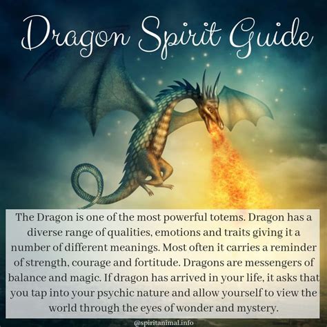 Dragon Spirit Animal Spirit Animal Info Animal Totem