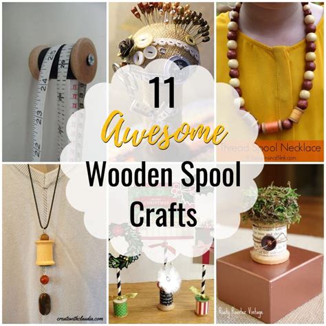 Wooden Spool Craft Projects Create With Claudia Wooden Spool Crafts
