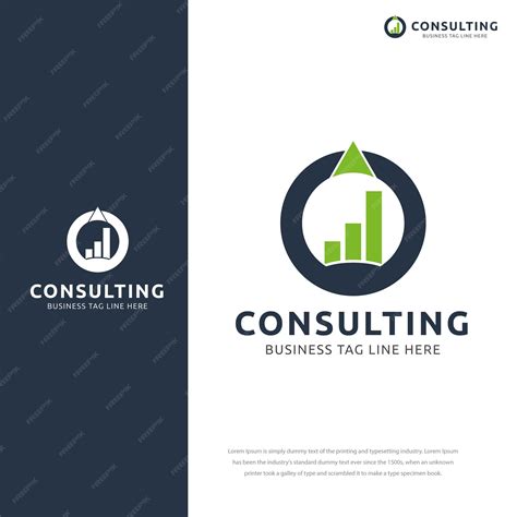 Premium Vector Business Consulting Logo Design