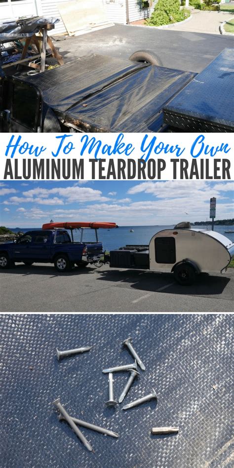 6 cans of rubberized undercoating (to cover plywood and wood surfaces that are exposed to water on camper's underside) lots. How To Make Your Own Aluminum Teardrop Trailer