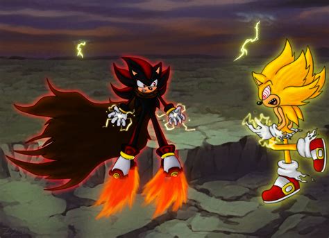 Shadow Vs Fleetway By Grim Zitos On Deviantart