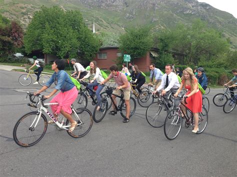 Riders Dress To The Nines For Provos First Bike Prom The Daily Universe
