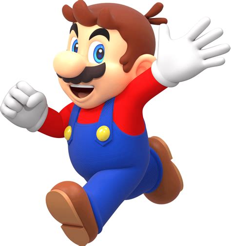 Mario Running Render Rmario