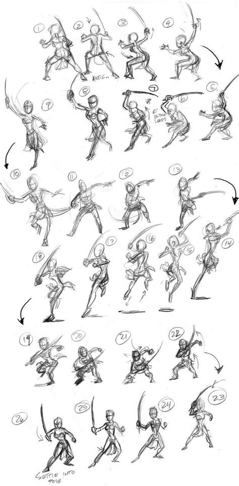 Another Sword Fight Reference By Tom Bancroft Illustration Animering