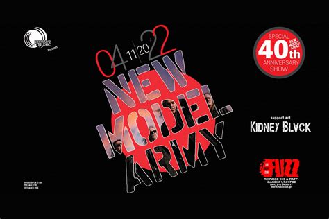 New Model Army Live At Fuzz Club 40th Anniversary Show 04112022