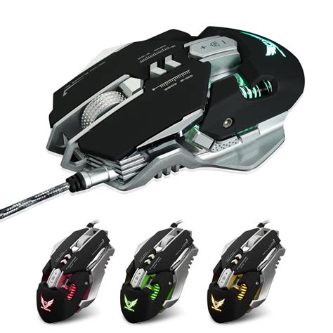 Hot Sale 3200dpi Usb Wired Mechanical Macro Definition Gaming Mouse 7