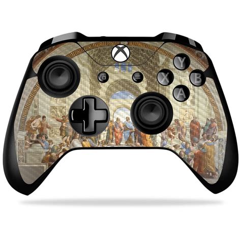 Carbon Fiber Skin Decal Wrap For Microsoft Xbox One X Controller School