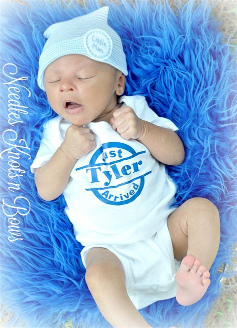 Boys Coming Home Outfit Personalized Baby Just Arrived