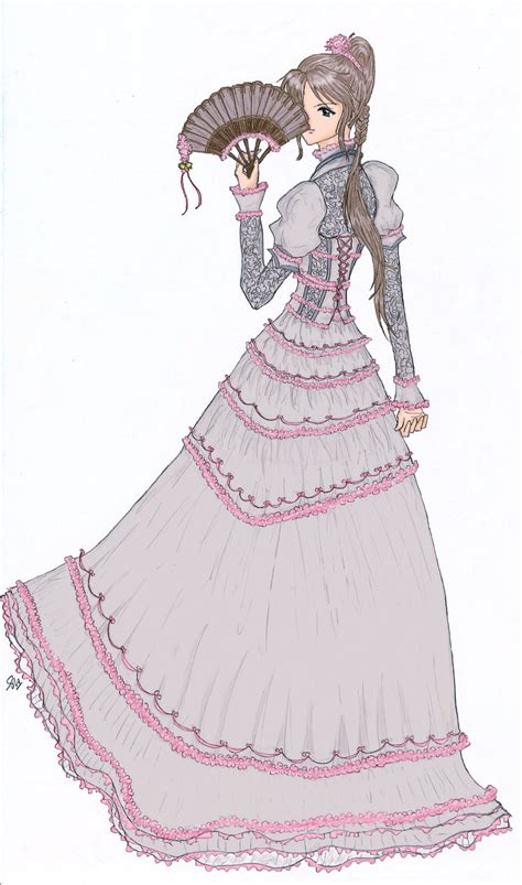 18th Century Girl Coloured By Shirarukawa On Deviantart
