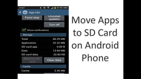 Why move android apps to an sd card? How to Move apps to Sd Card on Android Phone MUST WATCH!! - YouTube