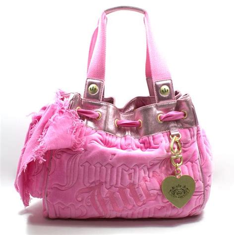 Juicy Couture HotHot Pink Daydreamer Velvet Shoulder Bag YHRU0617