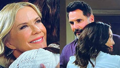 Bold And The Beautiful Scoop Friday January An Unanticipated Couple Share A Smooch Bill